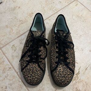 REEBOKS LIGHTWEIGHT CHEETAH PRINT SNEAKERS